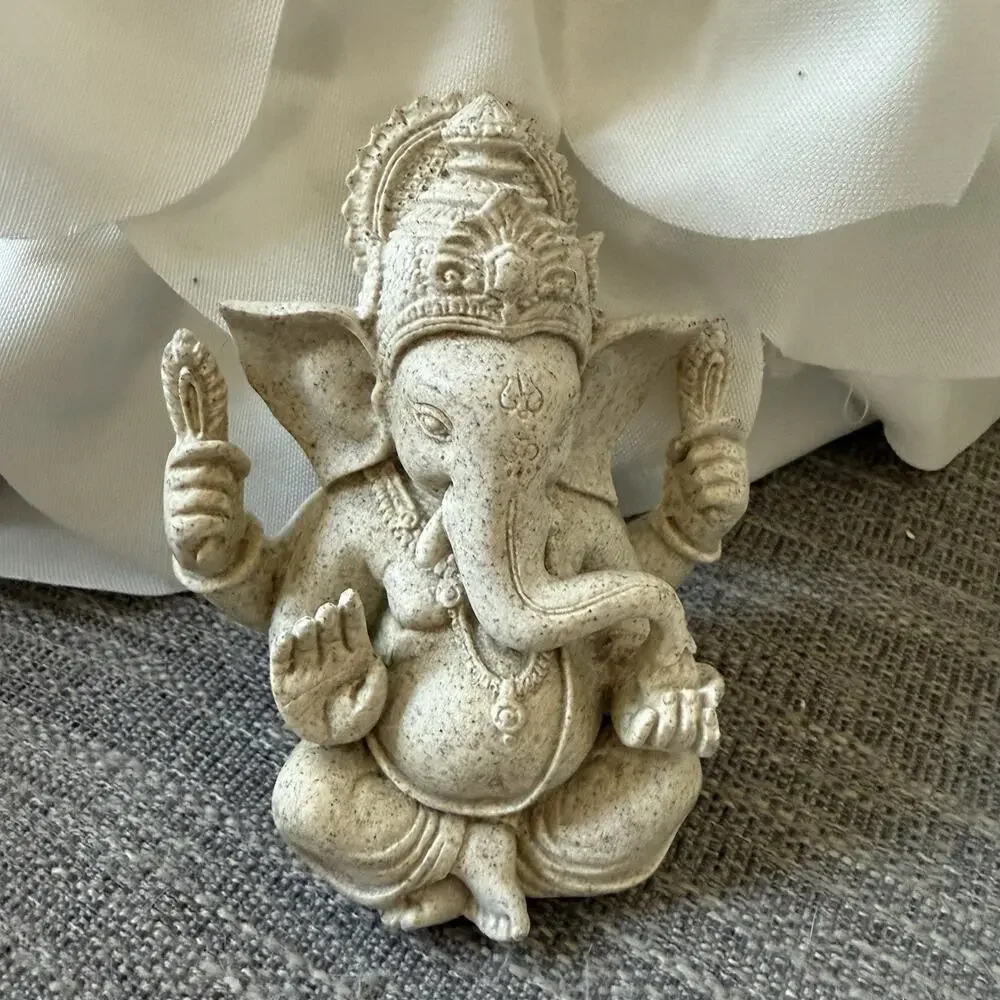 Fish Tank Decorations Resin Elephant & Wood piece